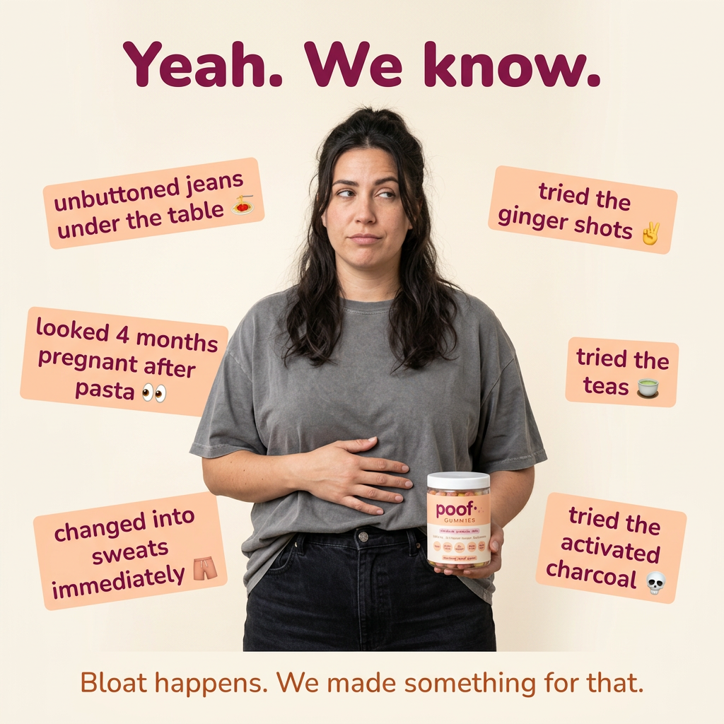 Poof Bloat Stopper · Back to Normal Gummies