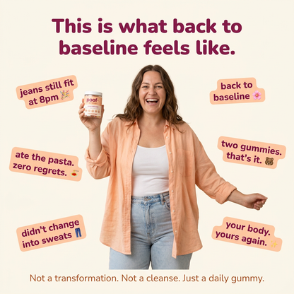 Poof Bloat Stopper · Back to Normal Gummies