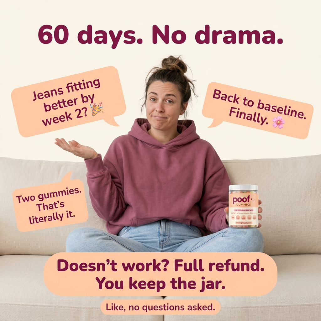 Poof Bloat Stopper · Back to Normal Gummies